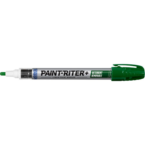 Marqueur &agrave; peinture nettoyable au d&eacute;tergent Paint-Riter+, Liquide, Vert Dufferin Supply