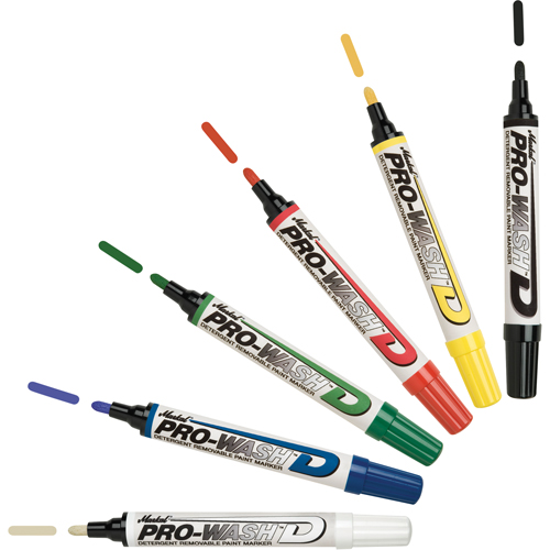 Paint-Riter&reg;+ Water Removable Paint Marker, Liquid, Red Dufferin Supply