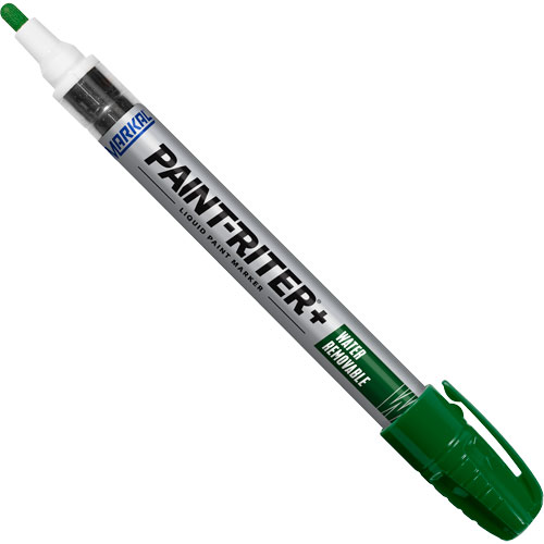 Marqueur &agrave; la peinture nettoyable &agrave; l'eau Paint-Riter+, Liquide, Vert Dufferin Supply