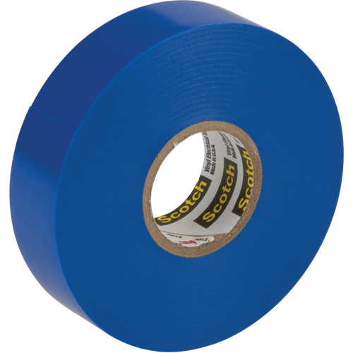 Rubans en vinyle pour codage en couleurs 35 Scotch, 19 mm (3/4") x 20,1 m (66'), Bleu, 7 mils Dufferin Supply
