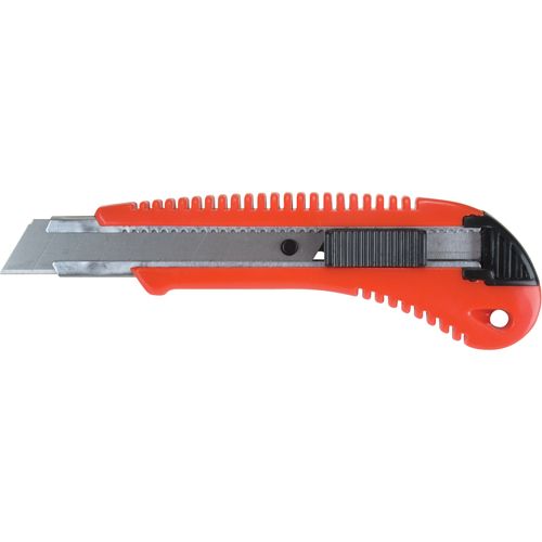 Couteau professionnel ATK300, 18 mm, Acier au carbone, Prise en Plastique Dufferin Supply