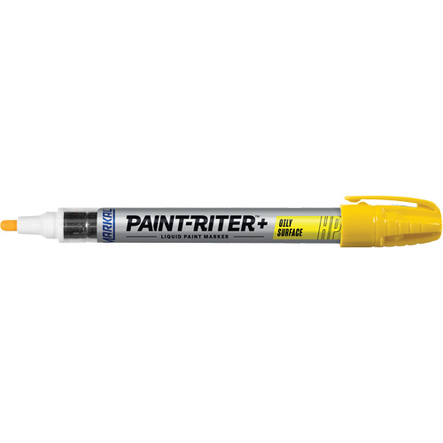 Paint-Riter&reg; + Oily Surface Marker, Liquid, Yellow Dufferin Supply
