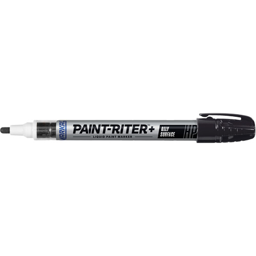 Marqueur pour surfaces huileuses Paint-Riter +, Liquide, Noir Dufferin Supply