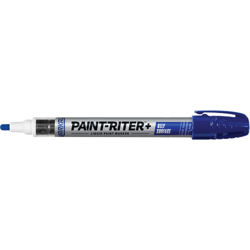 Marqueur pour surfaces huileuses Paint-Riter +, Liquide, Bleu Dufferin Supply