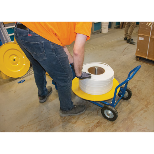 Distributeur de feuillards, Feuillard Polyester/Acier/Polypropyl&egrave;ne, Dia de noyau 16"/8", largeur de rouleau 3"/8"/6" Dufferin Supply