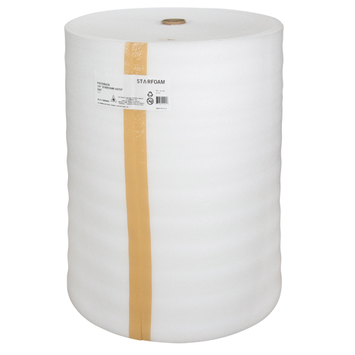 Air Foam Roll, Regular, 1/4" Thick, 36" W x 250' L Dufferin Supply