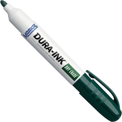 Dura-Ink&reg; Dry Erase Ink Markers, Green, Bullet Tip Dufferin Supply