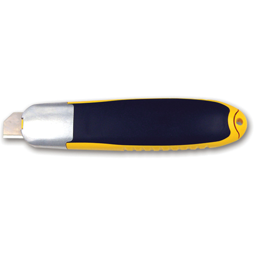 Couteau de s&eacute;curit&eacute; autor&eacute;tractable automatique, 15 mm, Acier au carbone, Prise en Plastique Dufferin Supply
