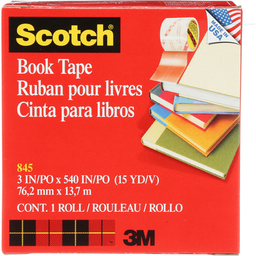 Ruban pour la r&eacute;paration de livres Scotch Dufferin Supply