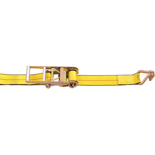 Ratchet Straps, Wire Hook, 3" W x 30' L, 5400 lbs. (2450 kg) Working Load Limit Dufferin Supply
