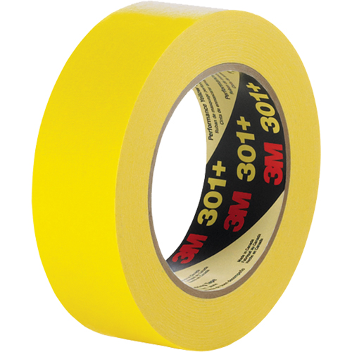 301+ Performance Masking Tape, 48 mm (2") x 54.8 m (180'), Yellow Dufferin Supply