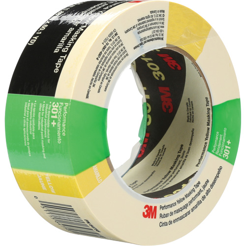 301+ Performance Masking Tape, 48 mm (2") x 54.8 m (180'), Yellow Dufferin Supply