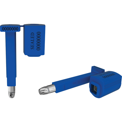 High Security Locktainer Security Seals, 3-1/4", Metal, Bolt Seal Dufferin Supply