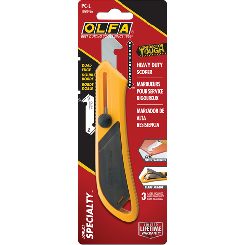 Couteau pour plastique et stratifi&eacute; PC-L, Acier Dufferin Supply