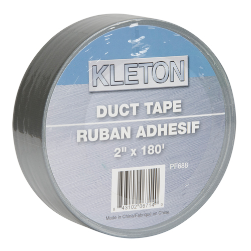 Utility Grade Duct Tape, 9 mils, Silver, 50 mm (2") x 55 m (180') Dufferin Supply