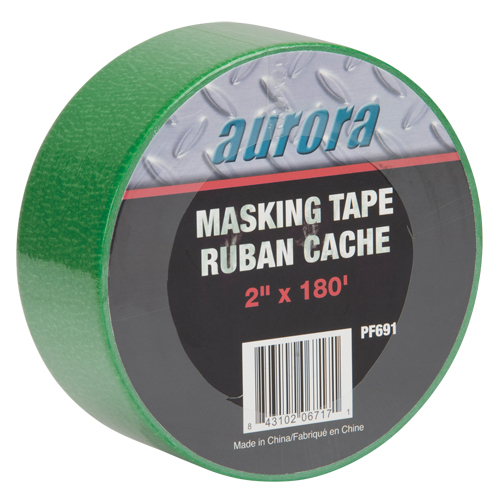 Painters Masking Tape, 50 mm (2") x 55 m (180'), Green Dufferin Supply