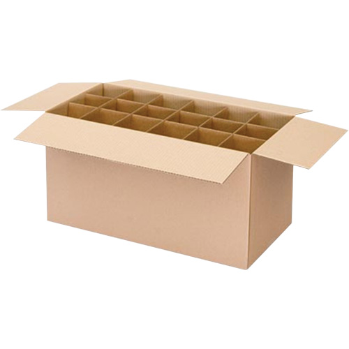 Boîte d'exp&eacute;dition pour cannettes a&eacute;rosols, 12-1/4" lo x 9-3/16" la x 10-5/16" h, ondulations C Dufferin Supply