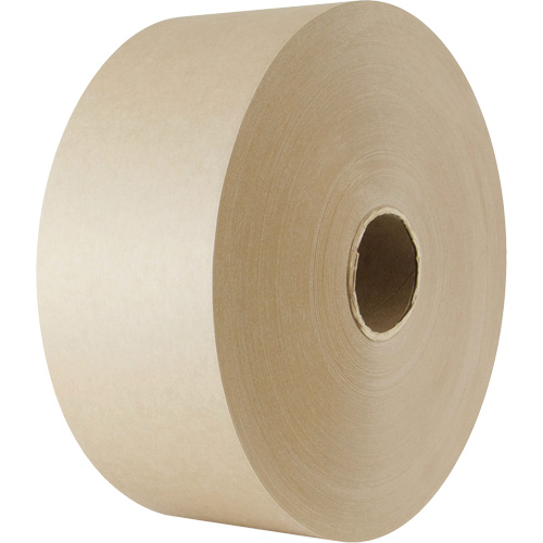 Water-Activated Paper Tape, 102 mm (4") x 183 m (600'), Kraft Dufferin Supply
