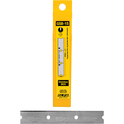 Glass Scraper Replacement Blades, Single Style Dufferin Supply