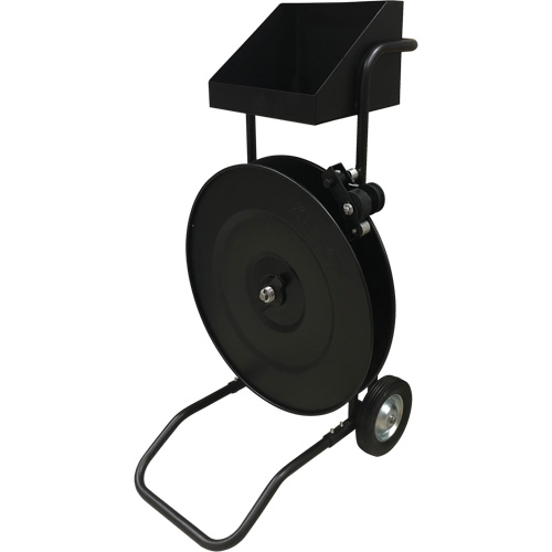 Strapping Dispenser, Polyester/Steel/Polypropylene Straps, 16"/8" Core Dia., 3"/8"/6" Roll Width Dufferin Supply