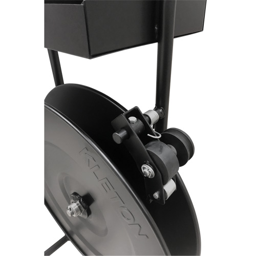 Strapping Dispenser, Polyester/Steel/Polypropylene Straps, 16"/8" Core Dia., 3"/8"/6" Roll Width Dufferin Supply