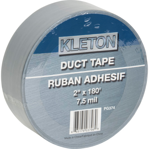 Utility Grade Duct Tape, 7.5 mils, Silver, 50 mm (2") x 55 m (180') Dufferin Supply