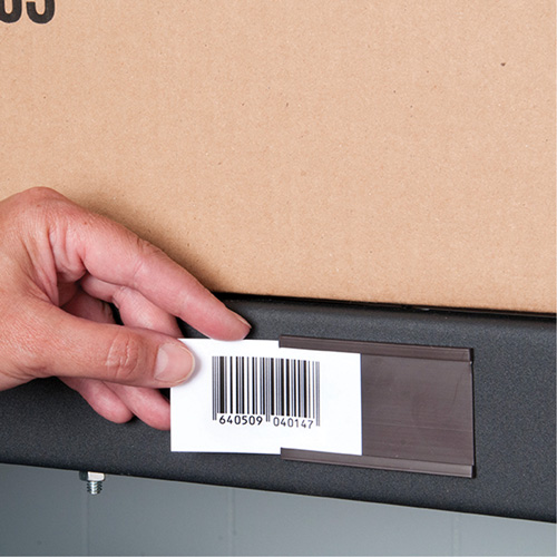 Card Holder, Magnetic, 600" L x 2" W Dufferin Supply