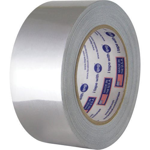 Silver Aluminum Foil Tape, 3 mils Thick, 25.4 mm (1") x 54.86 m (180') Dufferin Supply