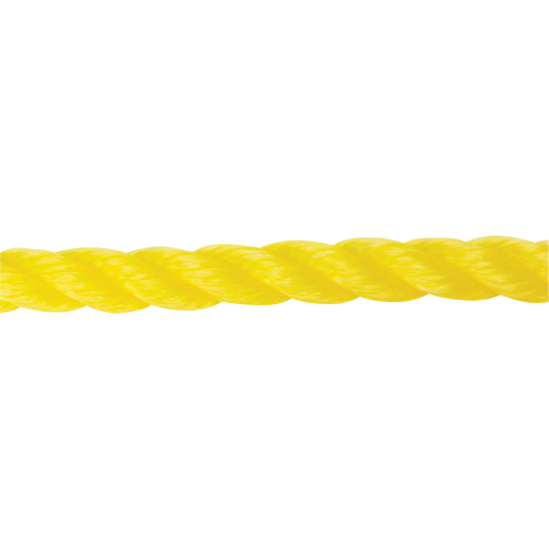 Corde jaune tress&eacute;e 5/8", Polypropyl&egrave;ne, 200' Dufferin Supply
