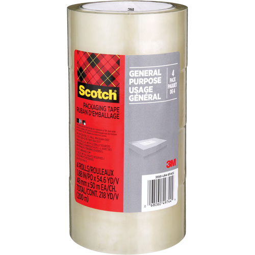 Scotch&reg; Shipping Packaging Tape 175G, 48 mm (2") x 50 m (164') Dufferin Supply