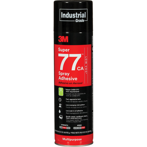 Super 77 Multi-Purpose Spray Adhesive, Aerosol Can Dufferin Supply