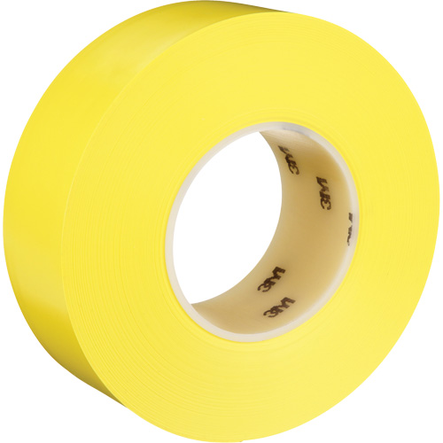 Durable Floor Marking Tape 971, 2" x 108', Vinyl, Yellow Dufferin Supply