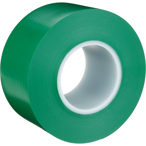 Durable Floor Marking Tape 971, 3" x 108', Vinyl, Green Dufferin Supply