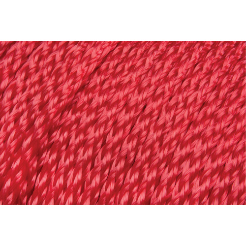 Braided Red Rope, Polypropylene, 500' Dufferin Supply