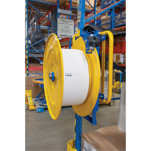 Distributeur de feuillards, Feuillard Polyester/Acier/Polypropyl&egrave;ne, Dia de noyau 16"/8", largeur de rouleau 3"/8"/6" Dufferin Supply