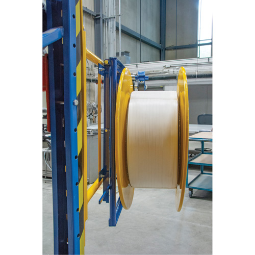 Distributeur de feuillards, Feuillard Polyester/Acier/Polypropyl&egrave;ne, Dia de noyau 16"/8", largeur de rouleau 3"/8"/6" Dufferin Supply