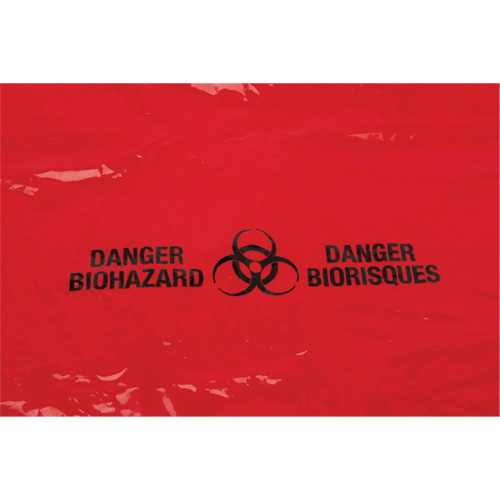 Waste Bags, Bio-Hazard, 50" L x 37" W, 2 mils Dufferin Supply