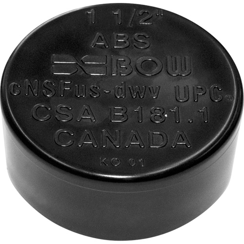 Socket Cap, 1-1/2", Hub, Plastic Dufferin Supply