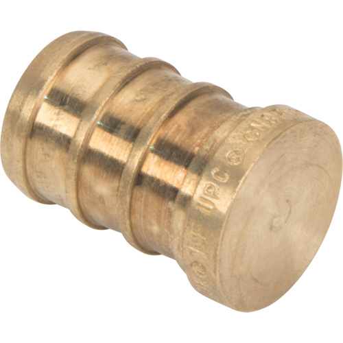 Lead-Free Pipe Plug, Pipe, 1/2" Dia., Brass Dufferin Supply