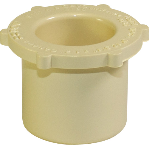 R&eacute;duction m&acirc;le-femelle pour tuyau Flowguard Gold, 3/4" x 1/2", Chantepleure x noeud, PVC-C Dufferin Supply