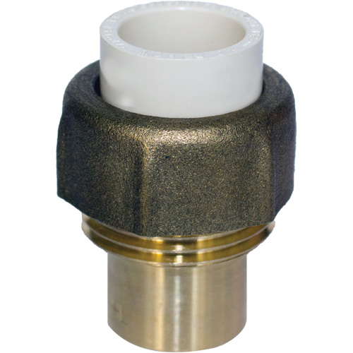 Pipe Union, 1/2", CPVC, Hub x Sweat Dufferin Supply