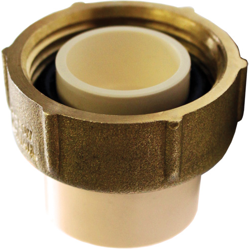 Adaptateur pour boîtier de compteur d'eau, 3/4" x 1" dia., PVC-C Dufferin Supply