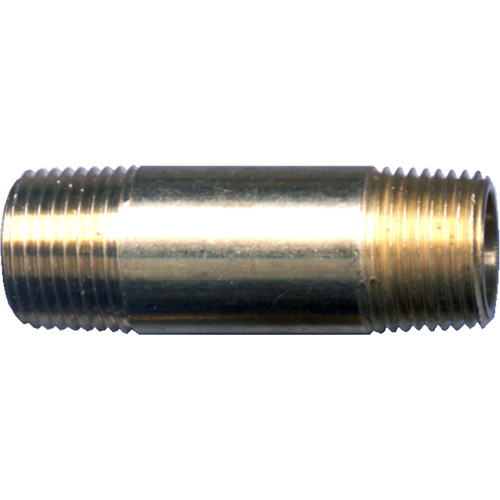 Raccord long, Laiton, 1/4", NPT x NPT Dufferin Supply
