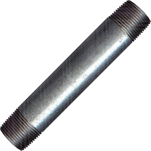 Raccord long, Galvanis&eacute;, 1/2", NPT x NPT Dufferin Supply