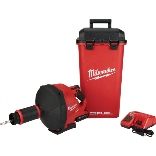 Serpentin de vidange M18 Fuel avec Cable Drive et c&acirc;ble 5/16", &eacute;lectrique, 1/4" x 50'/3/8" x 35' Dufferin Supply