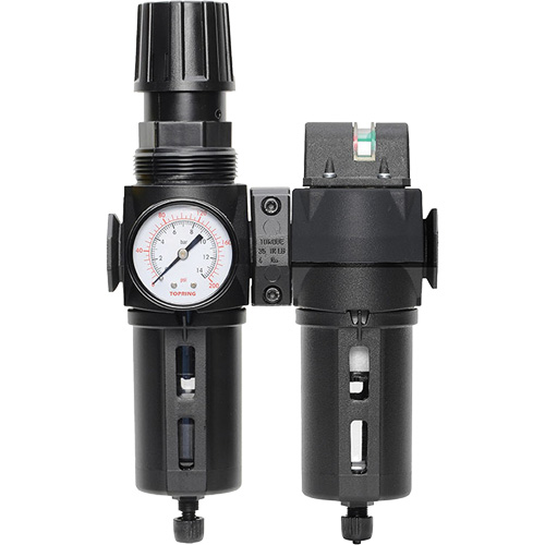 Manual Drain Filter, Regulator & Coalescing Filter with Standard Bowl Modulair 300, 1/4" NPT, 150 PSI, 5.1 fl. oz. Capacity Dufferin Supply