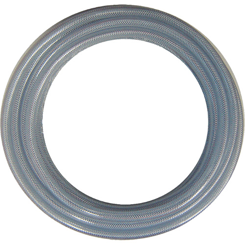 Braided Tube, 1.312" OD x 100' L, PVC, Clear Dufferin Supply