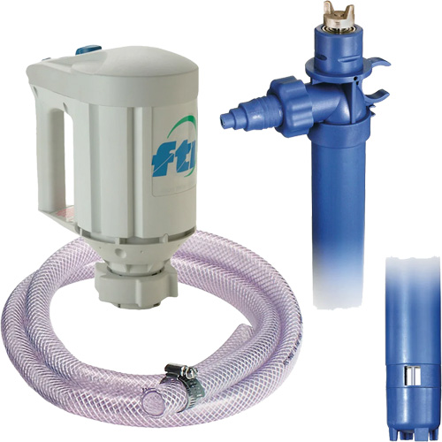 Trousse de pompe pour baril PFM-40 avec moteur M3V, Polypropyl&egrave;ne/PVDF/Acier inoxydable Dufferin Supply