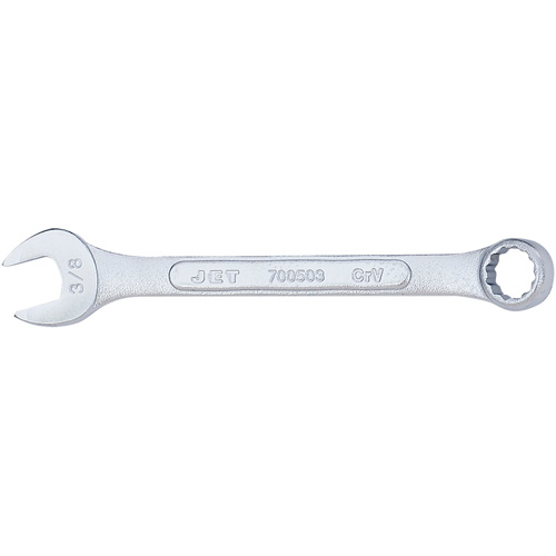 Raised Panel Combination Wrench, 3/8", Chrome Finish Dufferin Supply