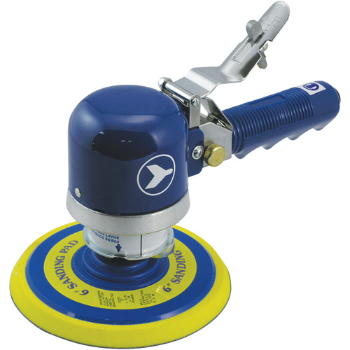 Heavy-Duty Dual-Action Quiet Random Orbit Sander, 6" Dia., 1/4" NPT Inlet, 10000 RPM Dufferin Supply